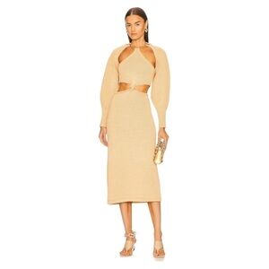 NWT Cult Gaia Salima Knit Dress in Sand
